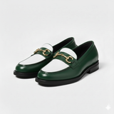 Morgan Loafers - Moss Green Scotch Grain