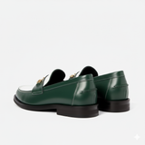 Morgan Loafers - Moss Green Scotch Grain