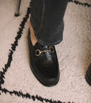 Morgan Loafers - Black Faux Leather