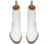 Luca Boot- White Leather