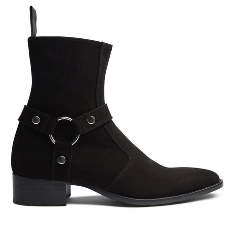 Weston Boot- Black Suede